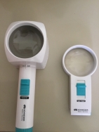 2 Schweitzer Magnifiers, Stand and Handheld