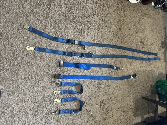 L-Track Straps for a Wheelchair