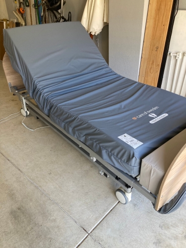 CareQuip Bed and CuroCell Air Mattress