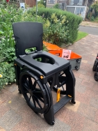 Seatara Wheelable Travel Commode