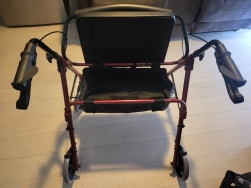 Care Quip Walker with Seat and Storage
