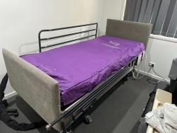 Icare King Single Bed with Pressure Mattress