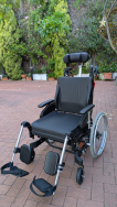 Tilt-in-Space Wheelchair with Motor