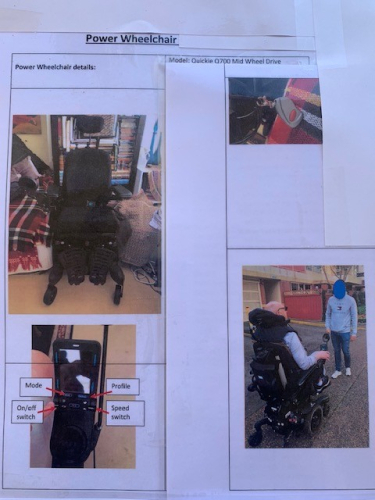Quickie Q700 Mid-wheel Drive Elect Wheelchair