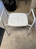 Shower Stool w/arms - Aspire - Width 525mm