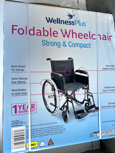 Foldable Wheelchair | Brand New