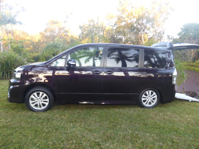 2012 Toyota Voxy Rear Wheelchair Entry