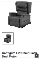 Configura Comfort Dual Motor Lift Chair (new)