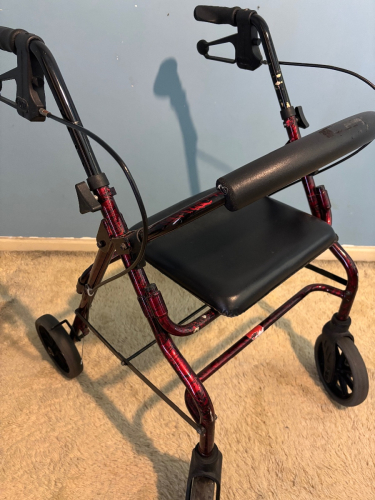 4-Wheel Walker with Seat
