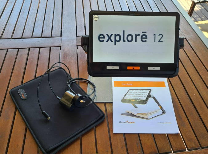 Explore 12 Electronic Magnifier with Stand