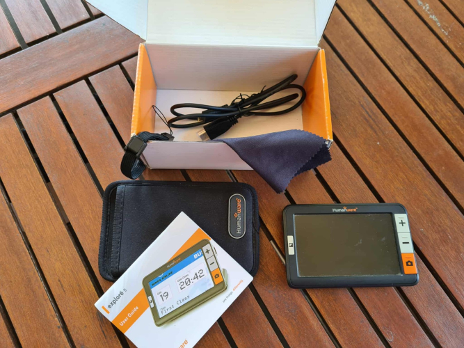 Explore 5- Handheld Electronic Magnifier USBc