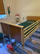 K Dee II Hi-Lo 5 Function Sgl Hospital Bed