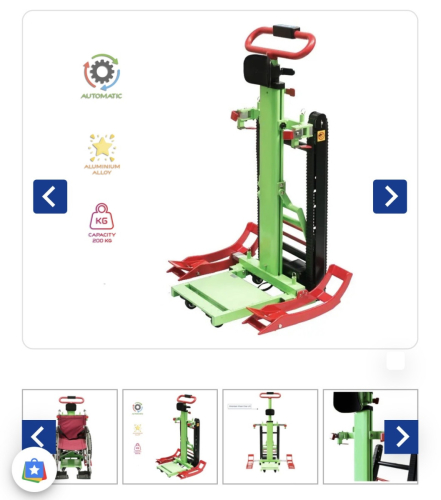 Electric Wheelchair Stair Tracker