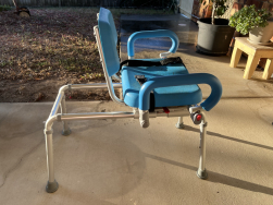 Shower Chair with Swivel & Slide