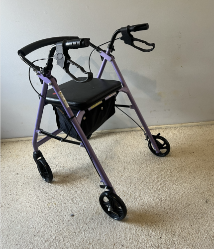 Lightweight Seat Walker / Rollator – Foldable