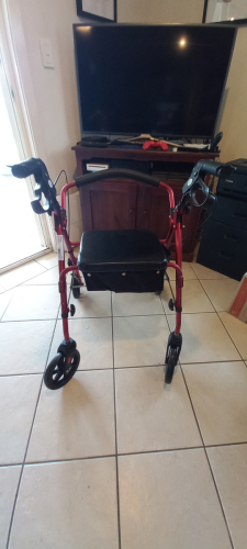 Multi-Height Rollator Mobility Walker