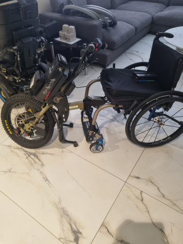 Batec Scrambler 2 and Manual Wheelchair