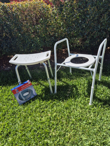 Shower Accessories + Wheelie Walker