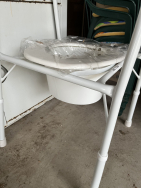 Aspire over toilet aid / commode