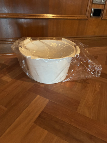 Splash Guard for Folding Over Toilet Aid
